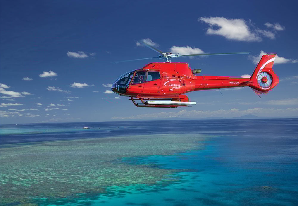 Great Barrier Reef scenic helicopter tour