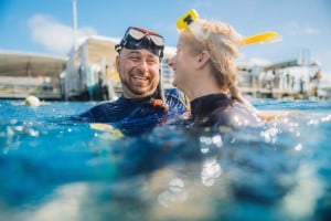 QS-OBR wheelchairs swim